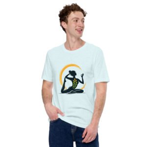 Yoga Balance T-Shirt – Minimal Meditation Pose Graphic Tee | Mindfulness & Wellness Yoga Shirt (Unisex)