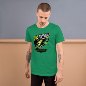 Unstoppable Sports T-Shirt – Motivational Gym & Running Tee | No Limits Athletic Graphic Shirt (Unisex)